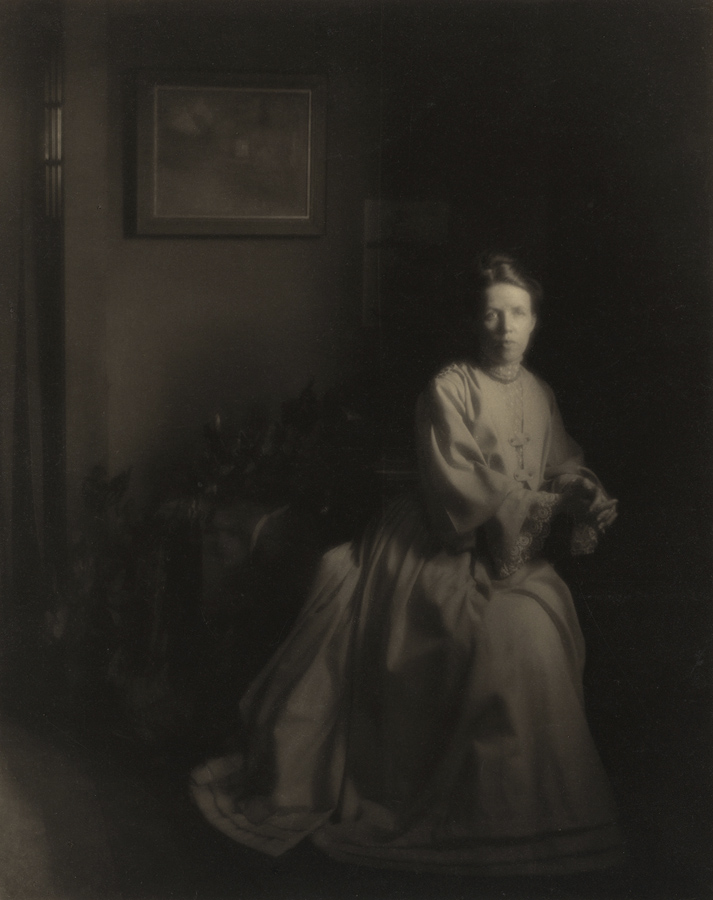 Clarence White (American, 1871-1925) 'Mrs. White - In the Studio' 1907