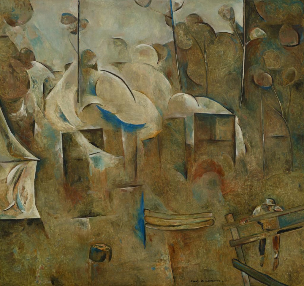 Fred Williams (Australian, 1927-1982) 'The Charcoal Burner' 1959