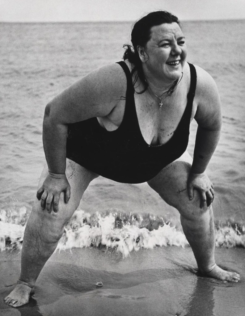 Lisette Model (American born Austria, 1901-1983) 'Coney Island Bather, New York' [Baigneuse, Coney Island] c. 1939-1941