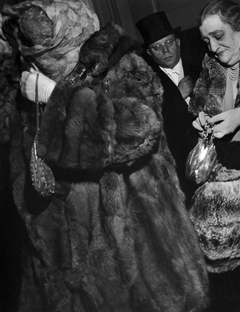 Lisette Model (American born Austria, 1901-1983) 'Opera, San Francisco' 1949