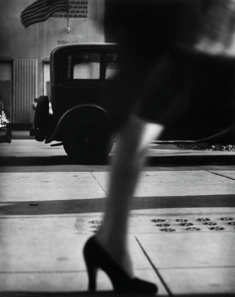 Lisette Model (American born Austria, 1901-1983) 'Running Legs, 5th Avenue' c. 1940-1941 from the exhibition 'Lisette Model' at the Instituto de Cultura, Fundación MAPFRE, Madrid, Sept 2009 - Jan 2010