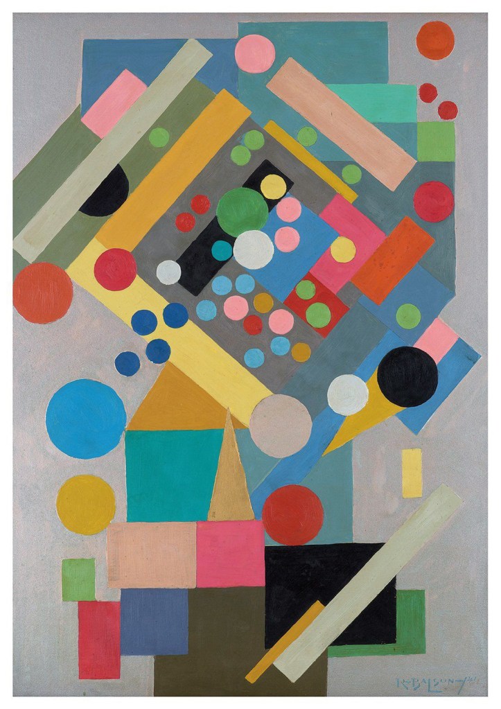 Ralph Balson (Australian, 1890-1964) 'Painting no. 17' 1941 from the exhibition 'Cubism & Australian Art' at Heide Museum of Modern Art, Nov 2009 - April 2010