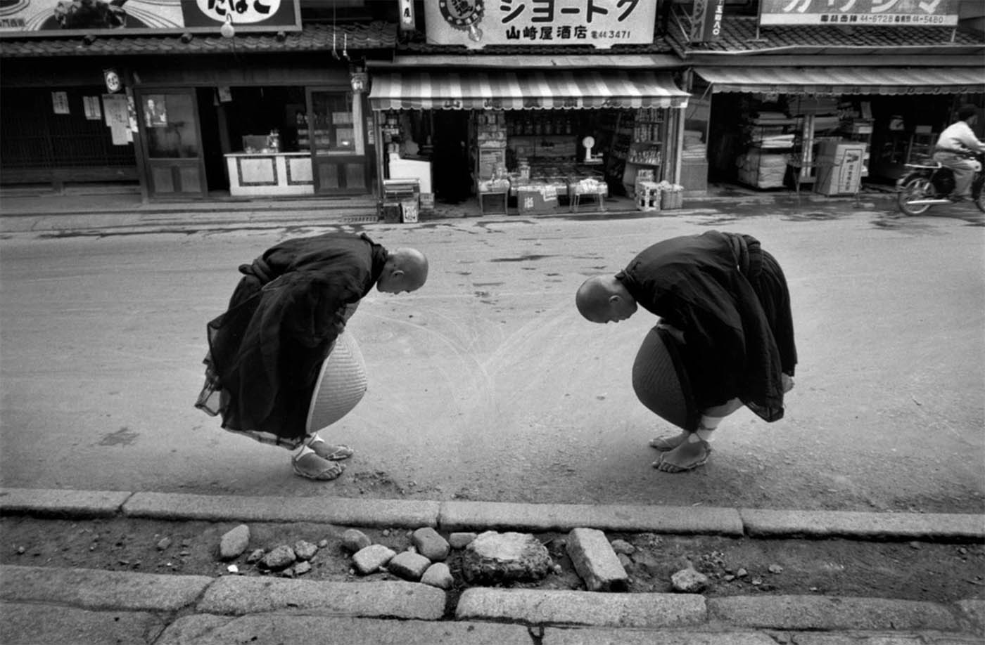 René Burri (Swiss, 1933-2014) 'Two Monks, Kyoto, Japan' 1961