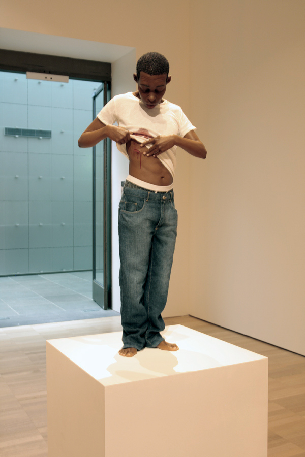 Ron Mueck (Australian, b. 1958) 'Youth' 2009 (installation view) Ron Mueck (Australian, b. 1958) 'Youth' 2009 (installation view)