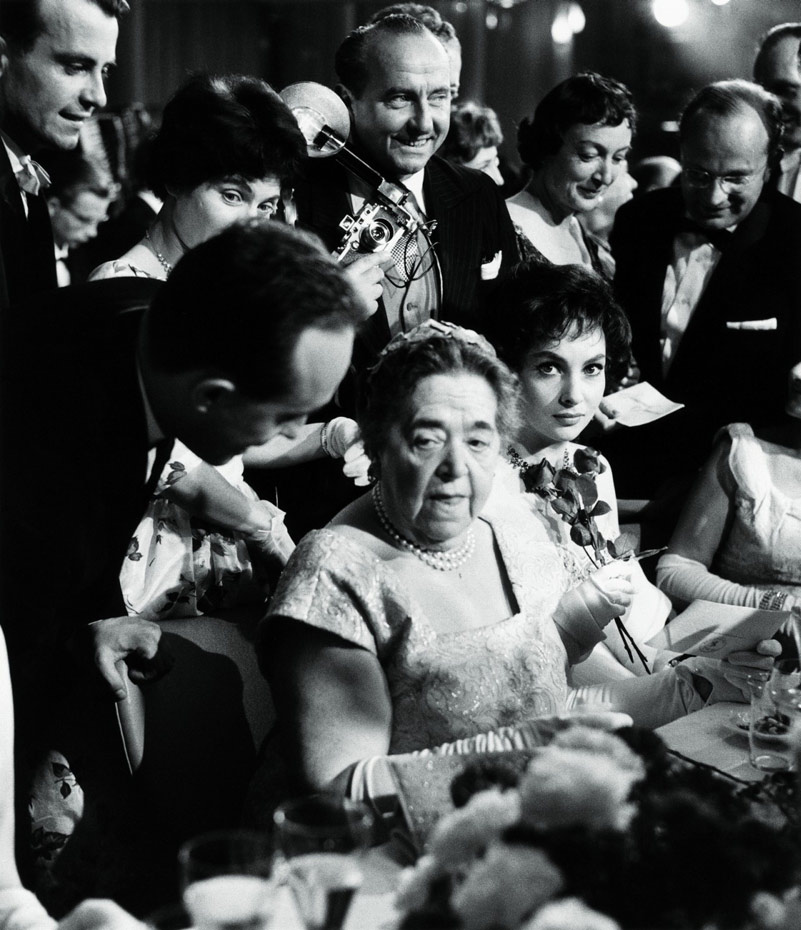 F.C. Gundlach (German, 1926-2021) 'Berlinale. Elsa Maxwell and Gina Lollobrigida, film ball in the Palais am Funkturm, X' Berlinale 1960