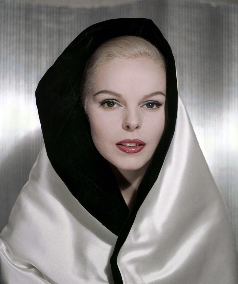 F.C. Gundlach (German, 1926-2021) 'Grit Hübscher. White atlas coat by Sinaida Rudow' Berlin 1954