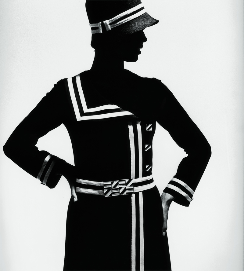 F.C. Gundlach (German, 1926-2021) 'Op Art Silhouette. Jersey coat by Lend' Paris 1966