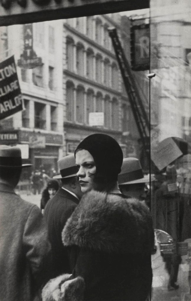 Walker Evans (American, 1903-1975)
'Girl in Fulton Street, New York' 1929
