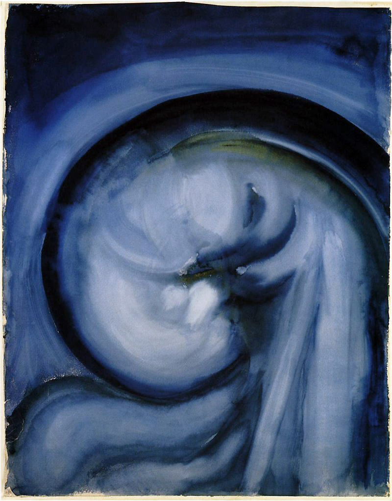 Georgia O'Keeffe (American, 1887-1986) 'Blue II' 1916