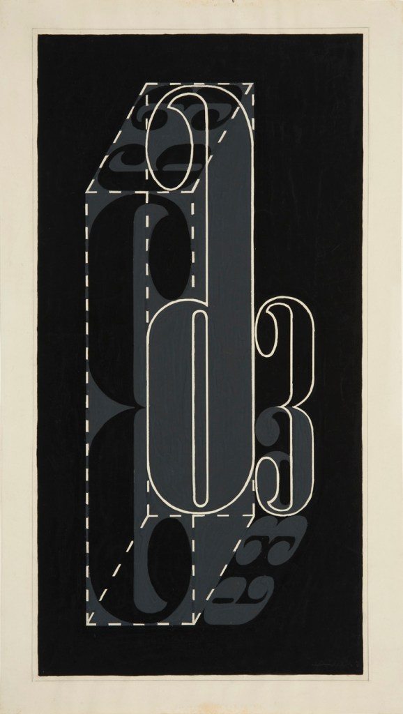 Josef Albers (German, 1888-1976) '6 and 3' 1931 from the exhibition 'Josef Albers: Innovation and Inspiration' at the Hirshhorn Museum, Washington, D.C., February - April, 2010