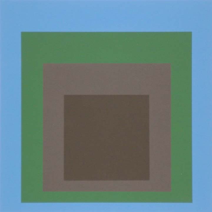 Josef Albers (German, 1888-1976) 'Homage to the Square - Porta Negra' 1965