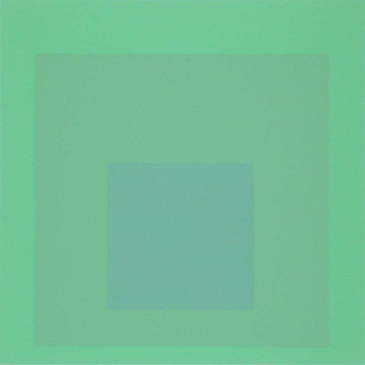 Josef Albers (German, 1888-1976) 'Homage to the Square. Soft Edge - Hard Edge' 1965