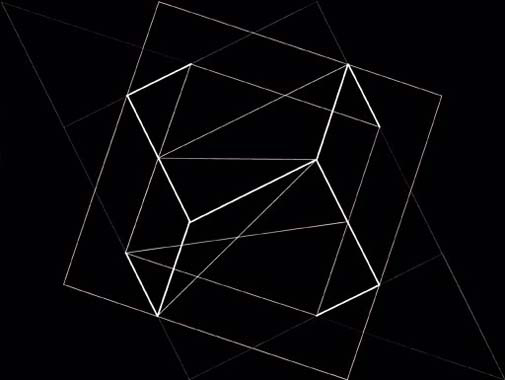 Josef Albers (German, 1888-1976) 'Structural Constellation, Transformation of a Scheme No.23' 1951