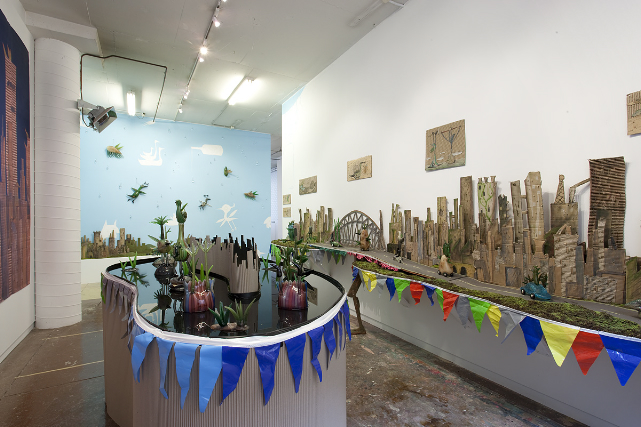 Tom Moore 'Pondlurking' installation at Helen Gory Galerie Tom Moore 'Pondlurking' installation photographs at Helen Gory Galerie, Prahran