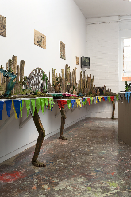 Tom Moore 'Pondlurking' installation at Helen Gory Galerie Tom Moore 'Pondlurking' installation photographs at Helen Gory Galerie, Prahran