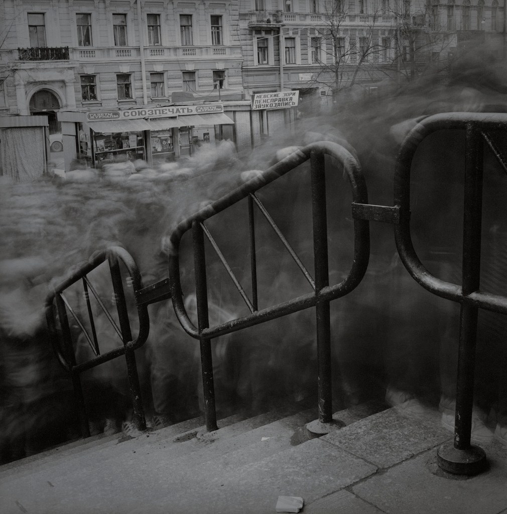 Alexey Titarenko (American born Soviet Union, b. 1962) '#12 Untitled (Crowd 2)' 1993 from the exhibition 'Alexey Titarenko: Saint Petersburg in Four Movements' at Nailya Alexander Gallery, New York, February - April, 2025