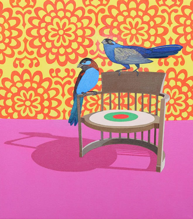 Claudia Damichi (Australian, b. 1972) 'Birds eye' 2010