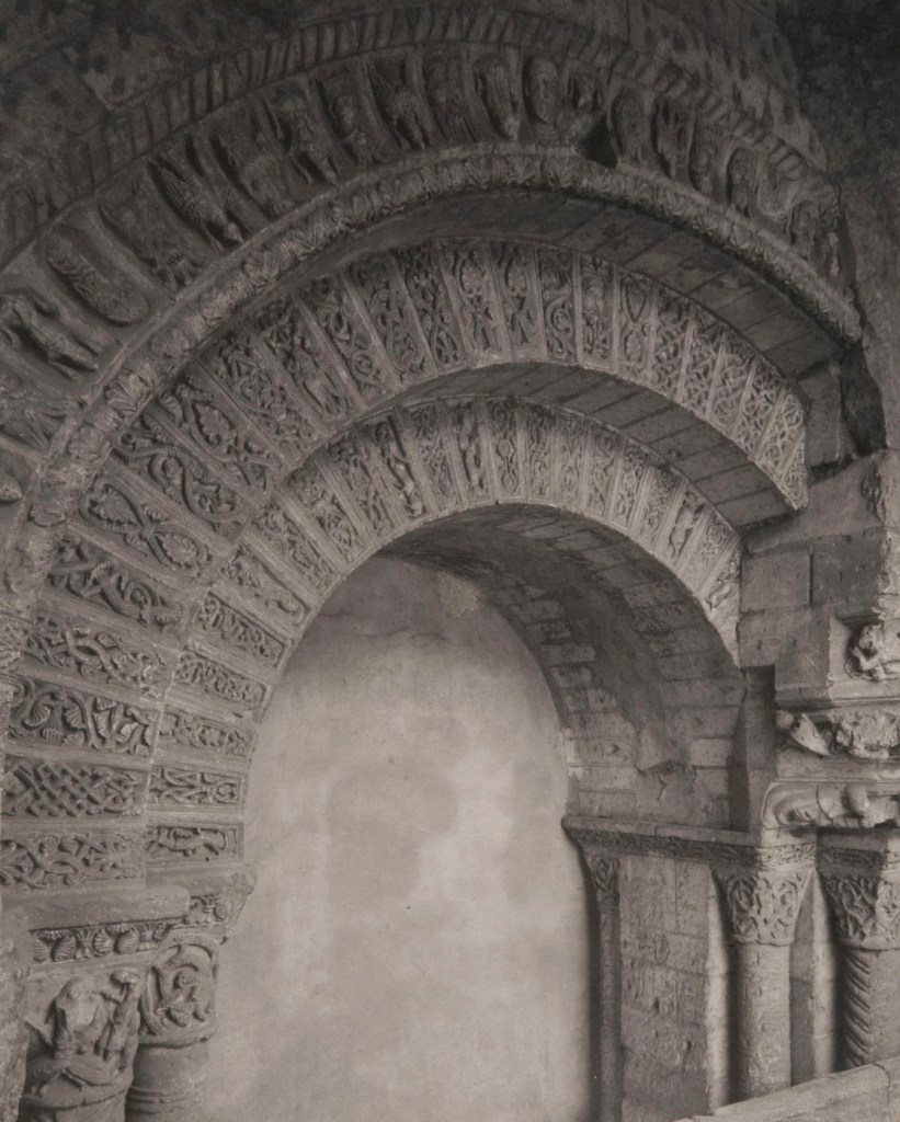 Frederick H. Evans (British, 1853-1943) 'Angers: Prefecture, Sculptured Arches of 11th-12th Century' c. 1906-1907 from the exhibition 'The Platinum Process: Photographs from the Nineteenth to the Twenty-First Century' at Philadelphia Museum of Art, February - May, 2010