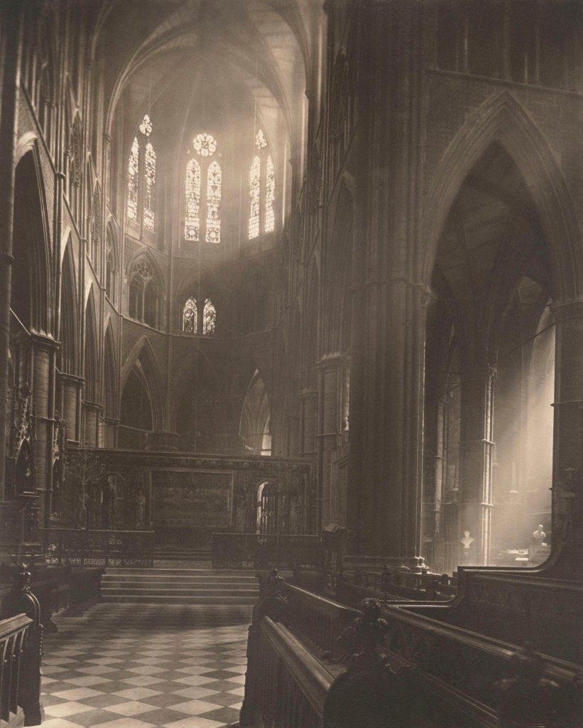 Frederick H. Evans (British, 1853-1943) 'Westminster Abbey: Apse from Choir' 1911