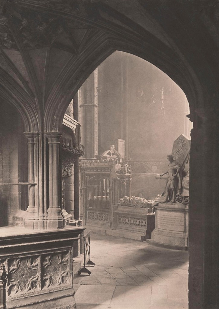 Frederick H. Evans (British, 1853-1943) 'Westminster Abbey: East Ambulatory' 1911