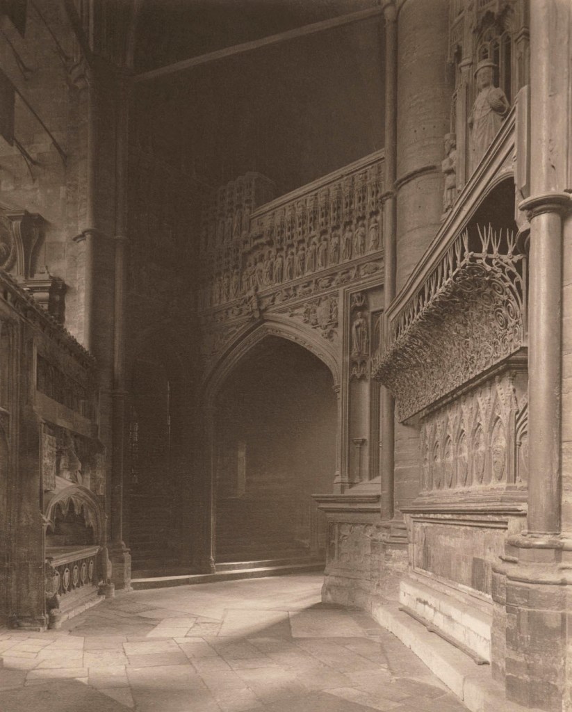 Frederick H. Evans (British, 1853-1943) 'Westminster Abbey: East End, North Ambulatory' 1911