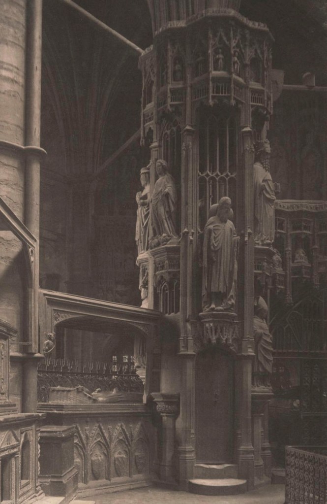 Frederick H. Evans (British, 1853-1943) 'Westminster Abbey: Staircase in Confessor's Chapel' 1911