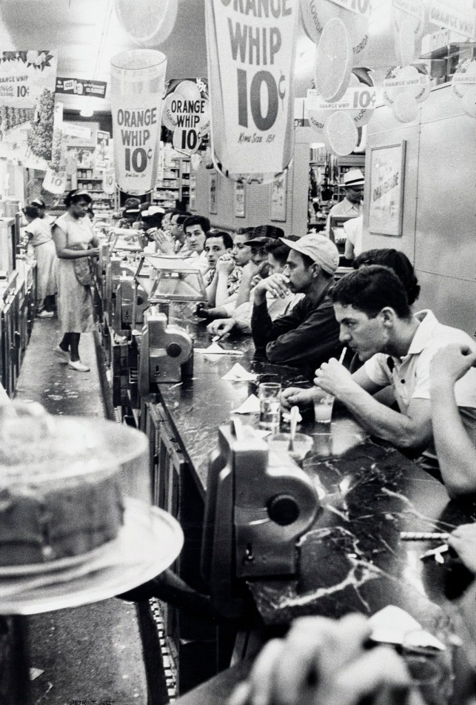 Robert Frank (Swiss-American, 1924-2019) 'Drugstore, Detroit' 1955