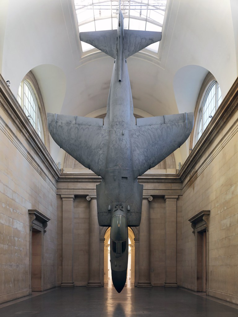 Fiona Banner (British, b. 1966) 'Harrier' 2010 (Harrier detail front view) from the exhibition 'Harrier and Jaguar' (2010) by Fiona Banner: Tate Britain Duveens Commission 2010, June 2010 - January 2011 Fiona Banner (British, b. 1966) 'Harrier' 2010 (Harrier detail front view) from the exhibition 'Harrier and Jaguar' (2010) by Fiona Banner: Tate Britain Duveens Commission 2010, June 2010 - January 2011