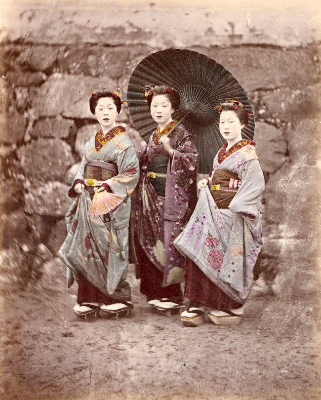 Felice Beato (Italian/English, 1832-1909, worked throughout Europe and Asia, 1853-1890) 'No title (Maiko)' (1866-1868, printed 1877-1985)