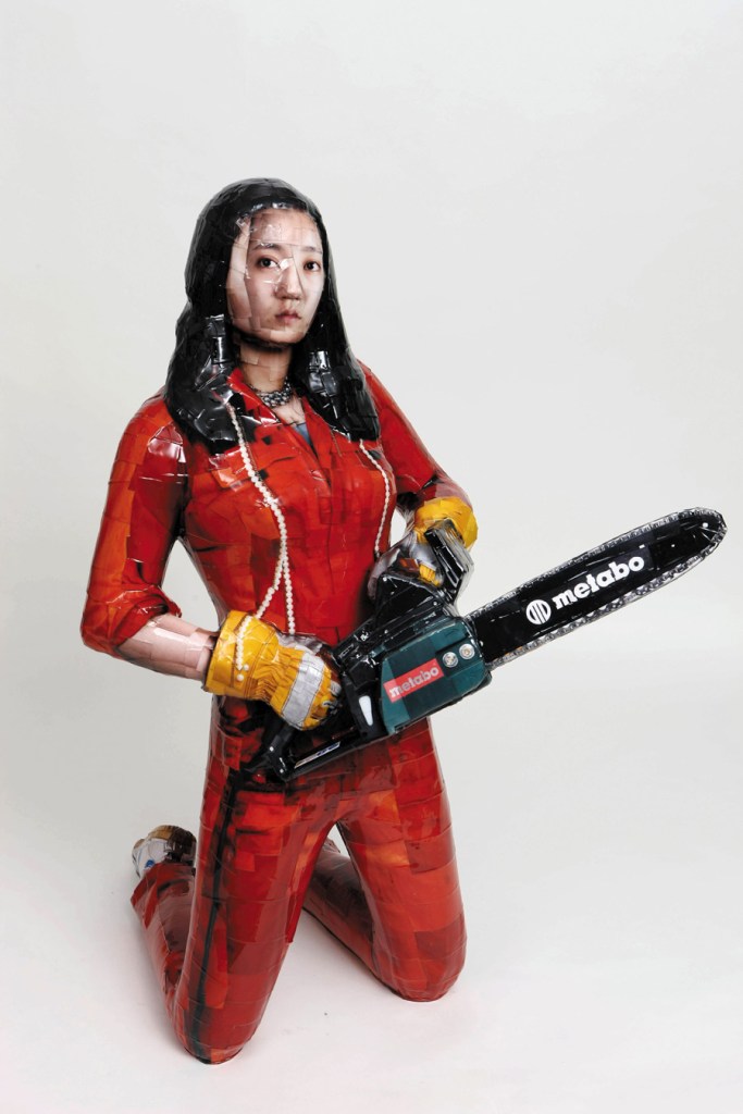 Osang Gwon (Korean, b. 1974) 'Metabo' 2009 from the exhibition 'Present Tense: An Imagined Grammar of Portraiture in the New Media Age' at the National Portrait Gallery, Canberra, May - August, 2010