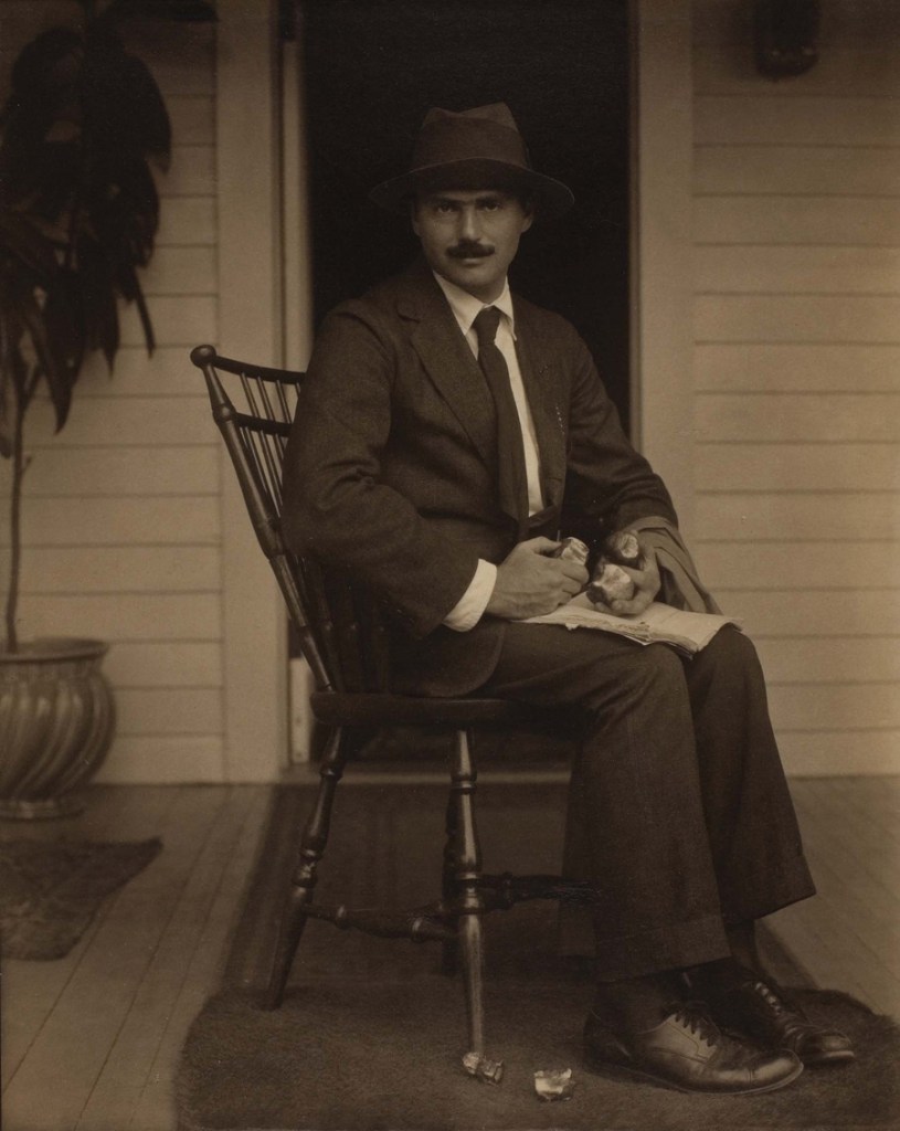 Alfred Stieglitz (American, 1864-1946) 'Waldo Frank' 1920 from the exhibition 'Alfred Stieglitz: the Lake George years' at the Art Gallery of New South Wales, Sydney, June - September, 2010