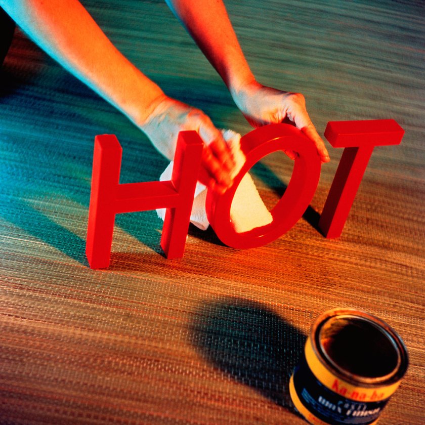 Bruce Nauman. 'Waxing Hot' from the portfolio 'Eleven Color Photographs' 1966–67/1970/2007