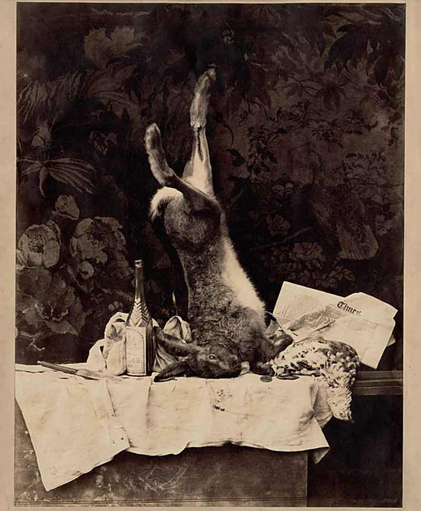 Camille Silvy (French, 1834-1910)
'Hunting Still Life with The Times'
After 1859