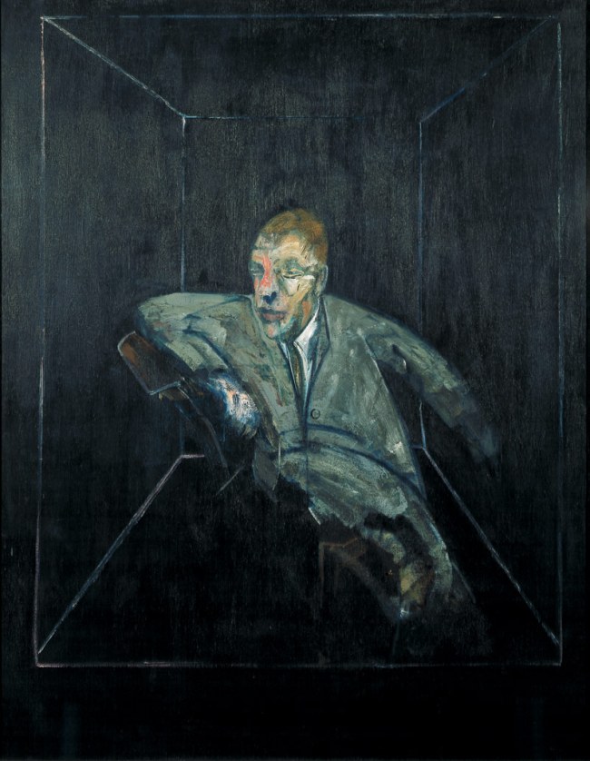 Francis Bacon (British, 1909-1992) 'Study for Figure V' 1956 from the exhibition 'Hauntology' at Berkeley Museum of Art, University of California, Berkeley, July - December 2010 Francis Bacon (British, 1909-1992) 'Study for Figure V' 1956 from the exhibition 'Hauntology' at Berkeley Museum of Art, University of California, Berkeley, July - December 2010