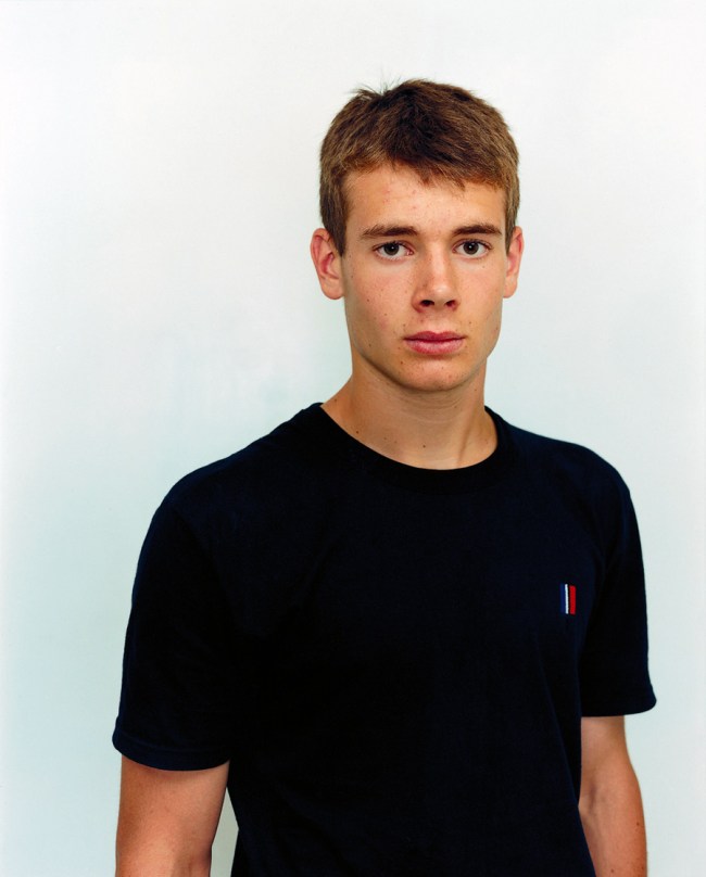 Rineke Dijkstra (Dutch, b. 1959) 'Olivier' Quartier Vienot, Marseille, France, July 21, 2000 from the exhibition 'Portraits and Power: People, Politics and Structures' at Centro di Cultura Contemporanea Strozzina - Fondazione Palazzo Strozzi, Florence