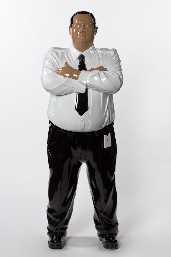 Michael Parekowhai (Ngāti Whakarongo New Zealander, b. 1968) 'Kapa Haka (Whero)' 2003 from the exhibition 'Unnerved: The New Zealand Project' at NGV International