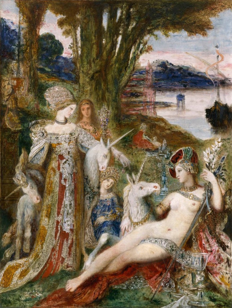 Gustave Moreau (French, 1826-1898) 'The Unicorns' 1880s
