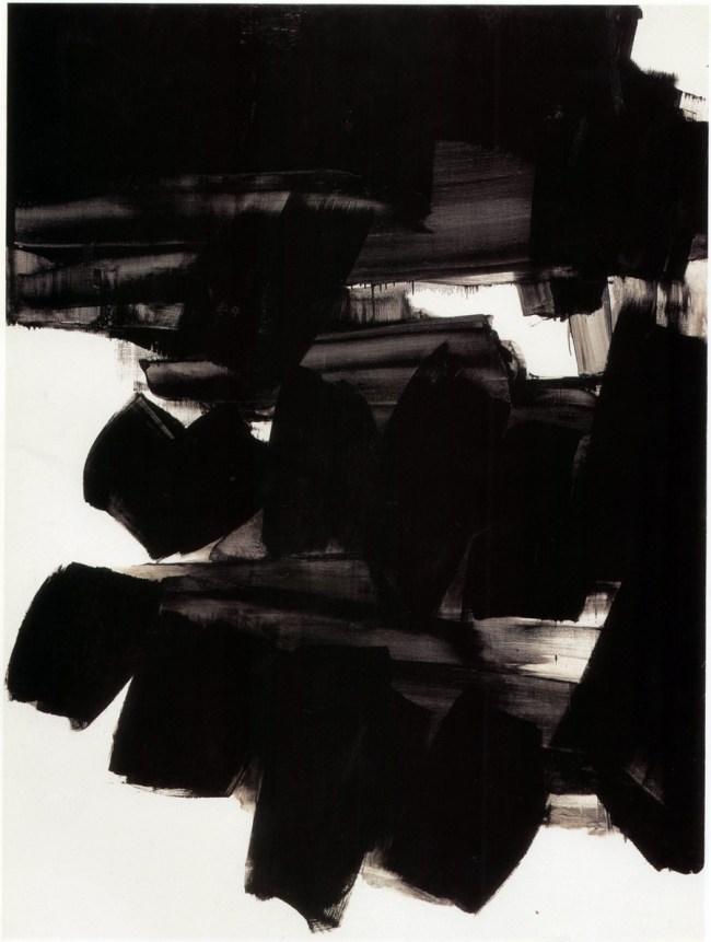 Pierre Soulages (French, 1919-2022) 'Peinture; 260 x 202 cm; 19 juin 1963' from the exhibition 'Pierre Soulages' at the Martin-Gropius-Bau, Berlin