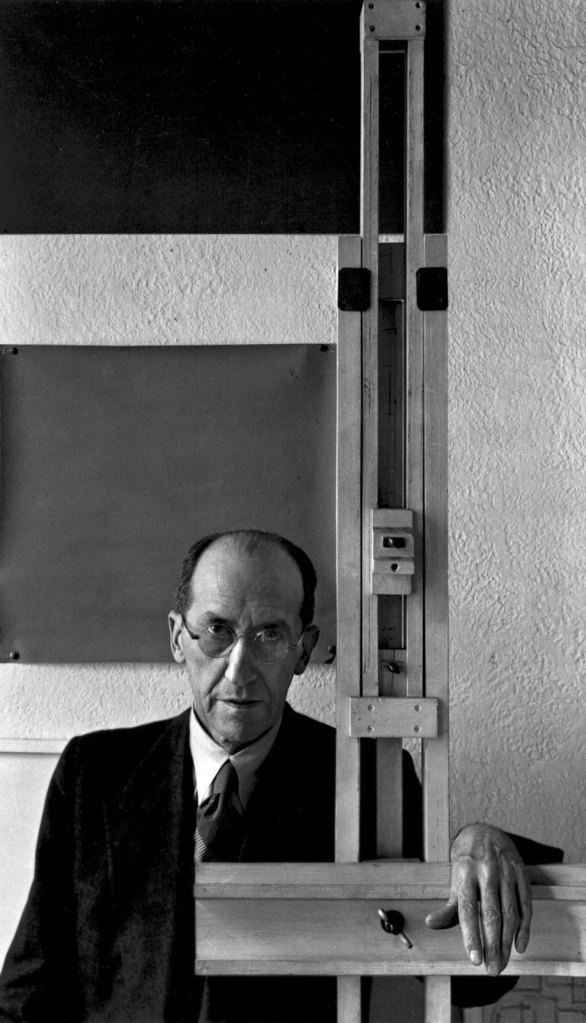 Arnold Newman (American, 1918-2006) 'Piet Mondrian, New York' 1942