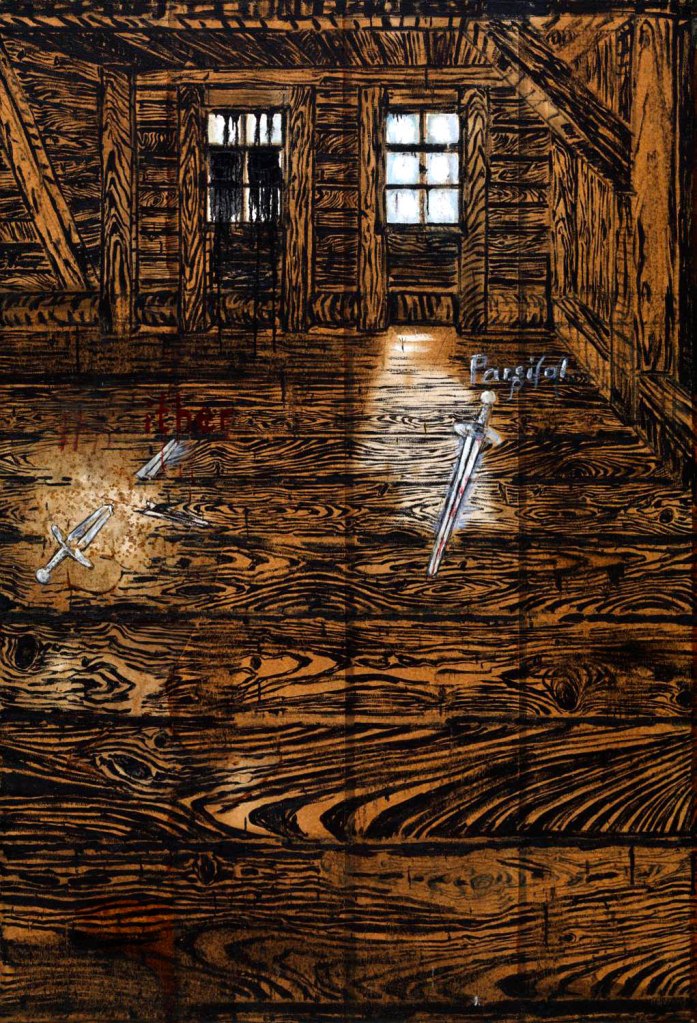 Anselm Kiefer (German, b. 1945) 'Parsifal II' 1973 from the exhibition 'Anselm Kiefer' at BALTIC Centre for Contemporary Art, Gateshead