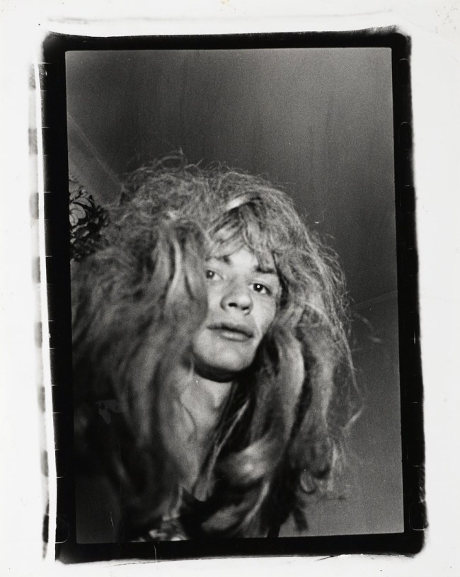 Mark Morrisroe (American, 1959-1989) 'Untitled [Self-Portrait]' 1986  from the exhibition 'Mark Morrisroe' at Fotomuseum Winterthur