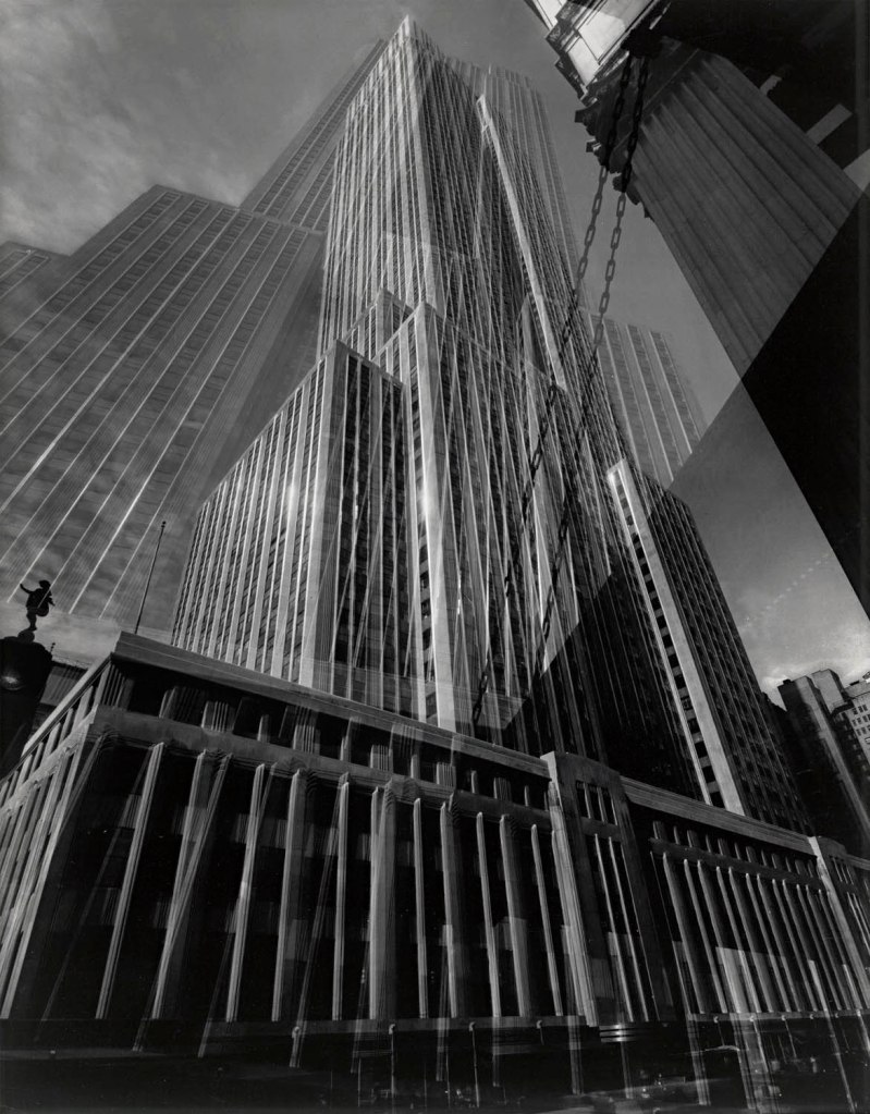 Edward Steichen (American, 1879-1973) 'The maypole' 1932 from the exhibition 'Luminous Cities: Photographs of the Built Environment' at NGV International Review: 'Luminous Cities: Photographs of the Built Environment' at NGV International, Melbourne