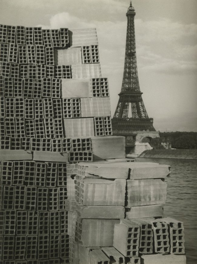 André Kertész (Hungarian, 1894-1985) 'The Eiffel Tower, Paris' 1933 from the exhibition 'André Kertész' at Jeu de Paume, Paris
