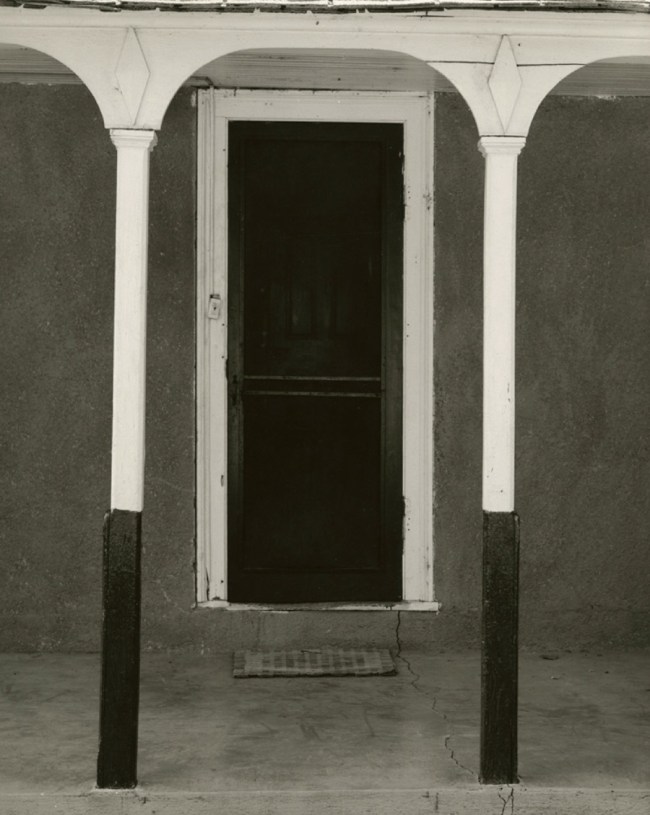 Dorothea Lange. 'Doorway, Toquerville, Utah' 1953