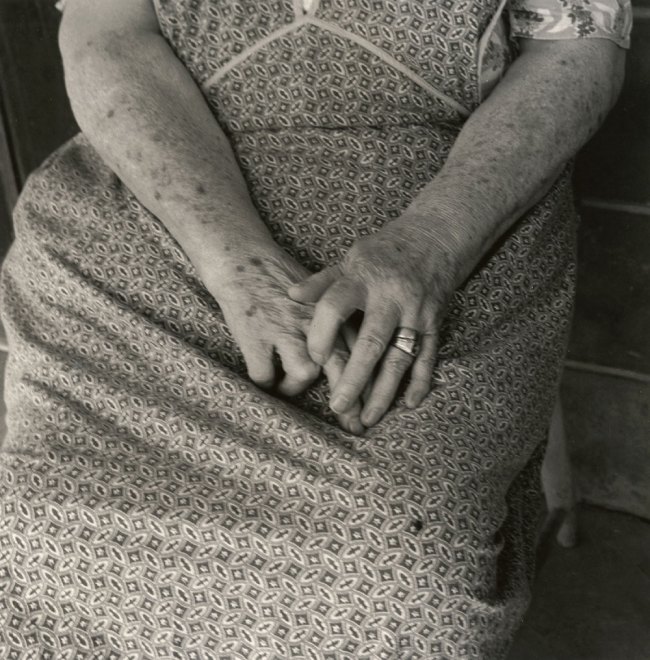 Dorothea Lange. 'Hands, Toquerville, Utah' 1953