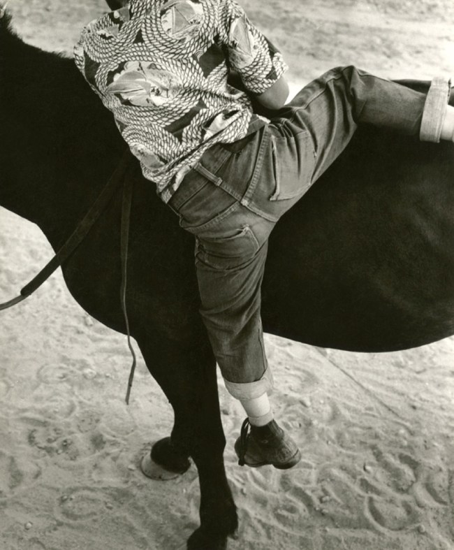 Dorothea Lange. 'Horseplay, Gunlock, Utah' 1953
