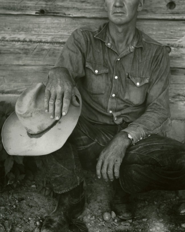 Dorothea Lange. 'Jake Jones’ Hands, Gunlock, Utah' 1953
