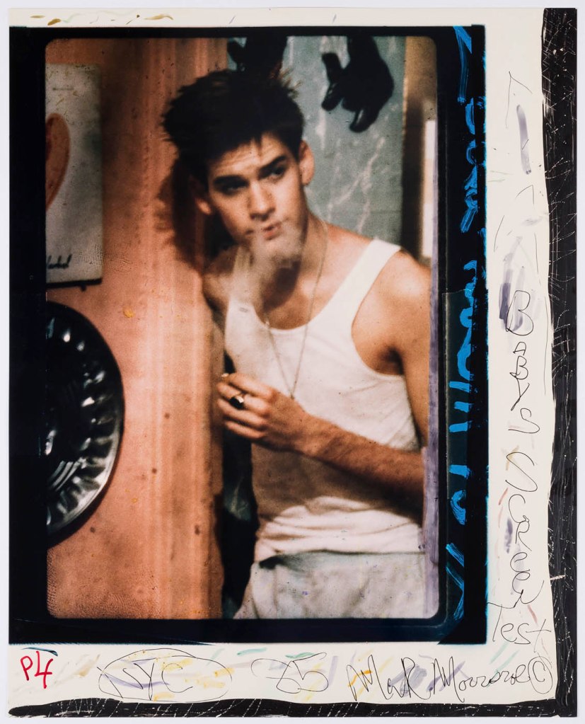 Mark Morrisroe (American, 1959-1989) 'Baby Steffenelli [John S.]' 1985 from the exhibition 'Mark Morrisroe' at Fotomuseum Winterthur