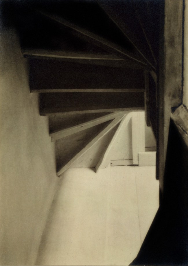Charles Sheeler (American, 1883-1965) 'Doylestown House - Stairs from Below' 1917