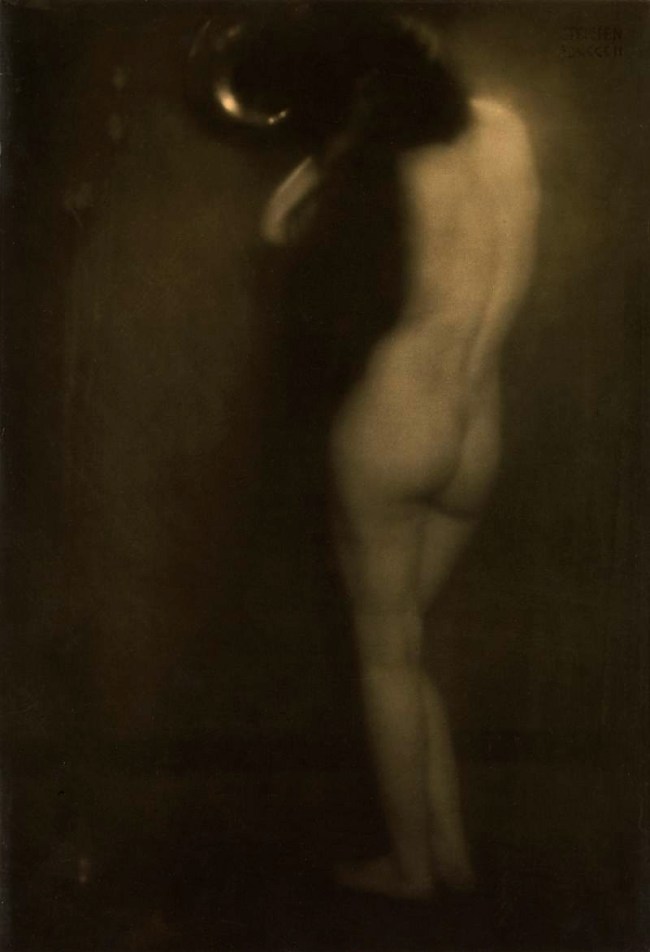 Edward Steichen (American, born Luxembourg, 1879-1973) 'The Little Round Mirror' 1901, printed 1905